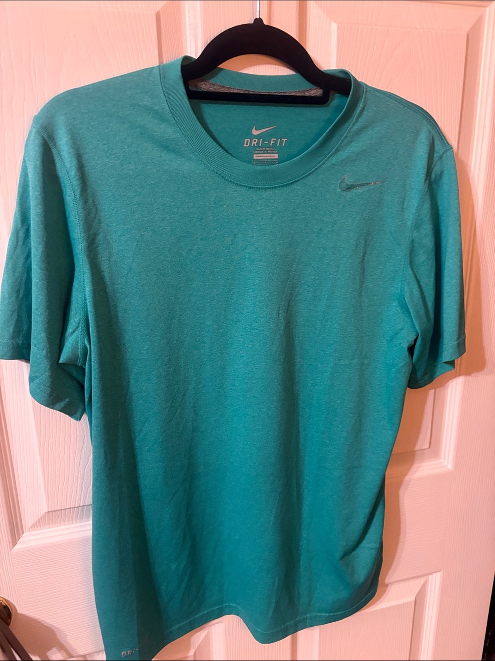 Nike Men's Teal Dri-FIT Short Sleeve Crew Tee